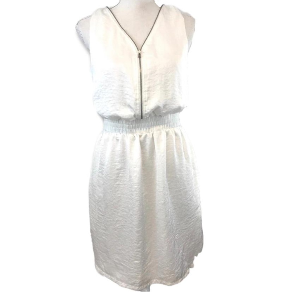 W118 by Walter Baker White Zip Front Dress Small